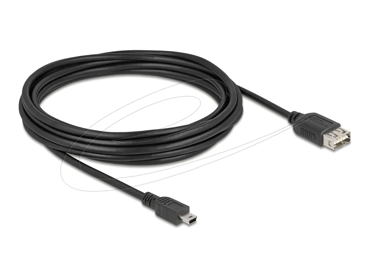 Delock USB 2.0 Kabel Typ Mini-B Stecker zu EASY Typ-A Buchse - Kabel - Digital/Daten