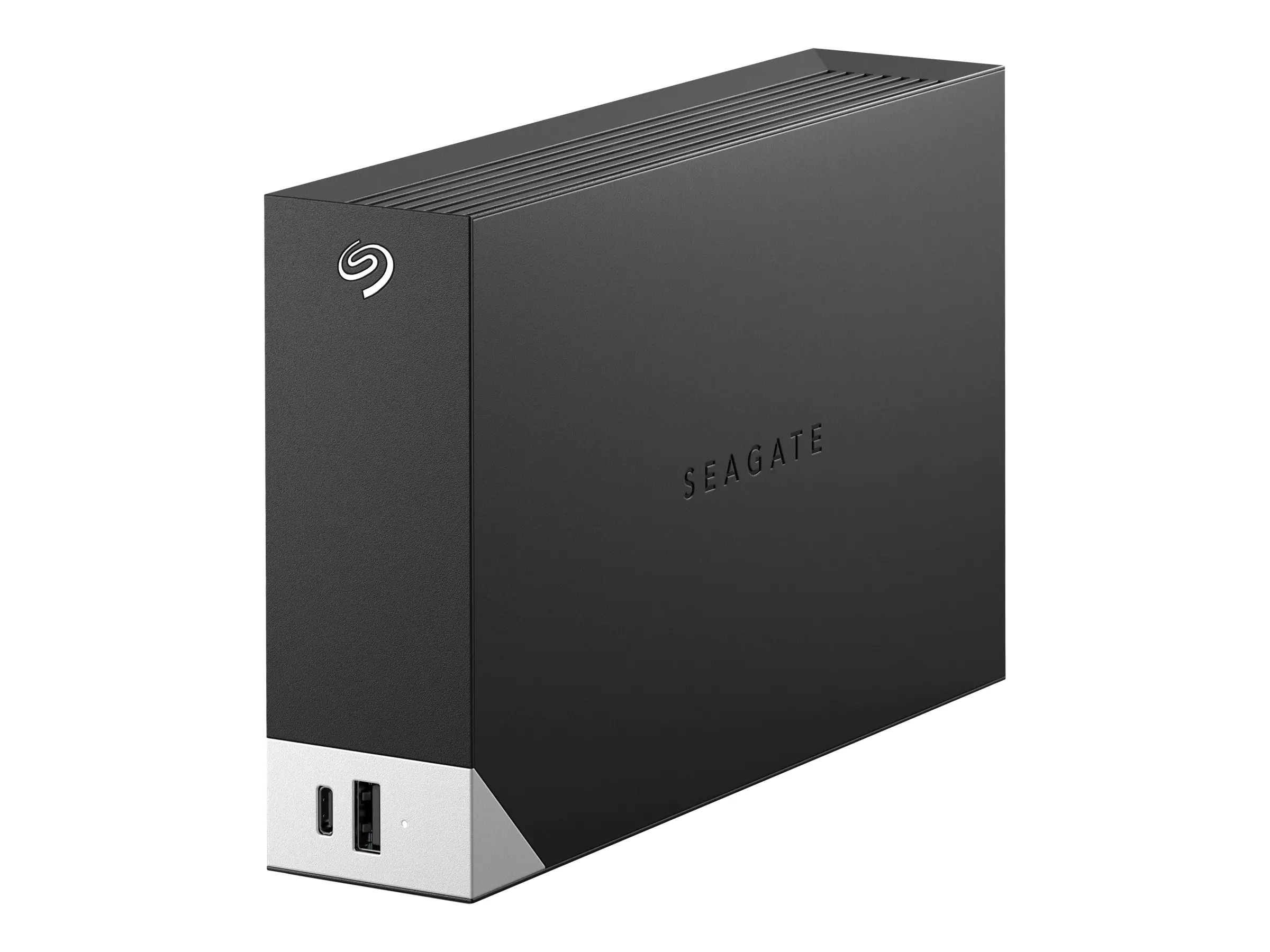 Seagate One Touch with hub STLC8000400 - Festplatte - 8 TB - extern (Stationär) - USB 3.0 - Schwarz - mit Seagate Rescue Data Recovery