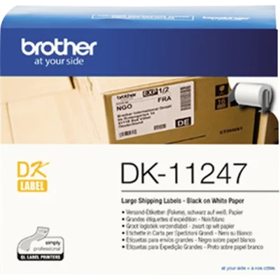 Brother Etikett DK11247 103x164mm weiß 180 St./Pack.