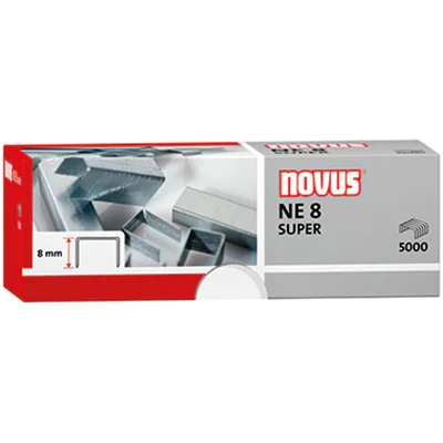 NOVUS Heftklammer NE 8 Super 042-0002 verzinkt 5.000 St./Pack.