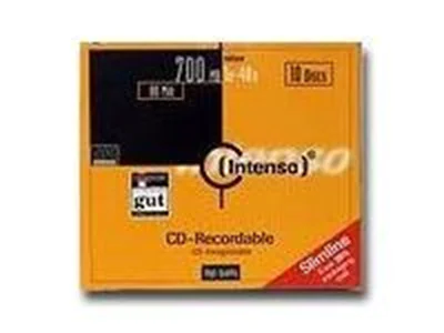 Intenso - 10 x CD-R - 700 MB (80 Min) 40x - Slim Jewel Case