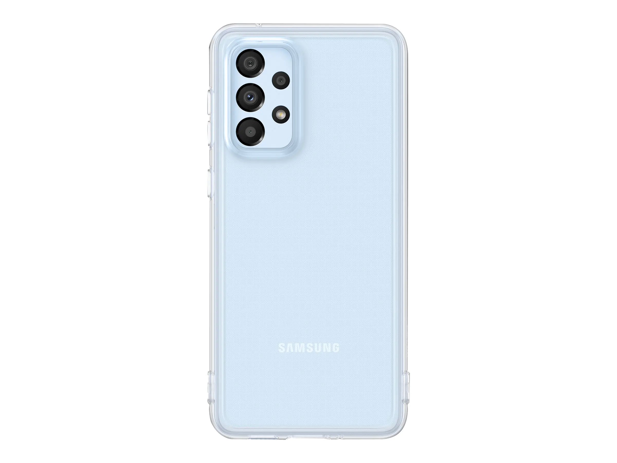 Samsung EF-QA336 - Hintere Abdeckung für Mobiltelefon - Thermoplastisches Polyurethan (TPU) - durchsichtig - für Galaxy A33 5G