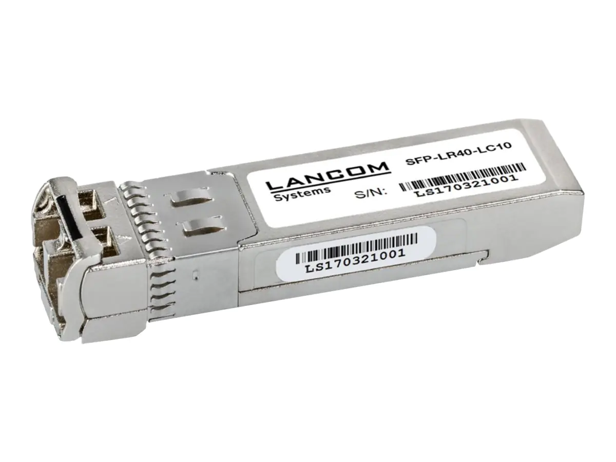 LANCOM SFP-LR40-LC10 - SFP+-Transceiver-Modul - 10GbE - 10GBase-ER - SFP+ / LC Single-Modus - bis zu 40 km - 1550 nm