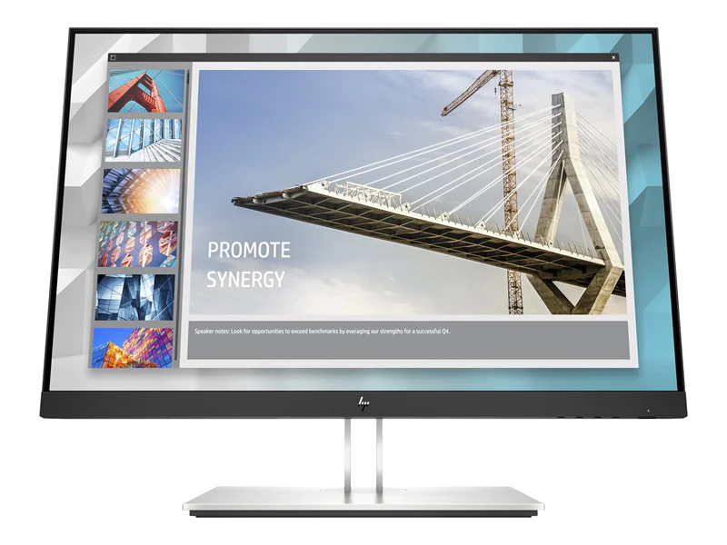 HP E24i G4 - E-Series - LED-Monitor - 61 cm (24") - 1920 x 1200 WUXGA @ 60 Hz - IPS - 250 cd/m² - 1000:1 - 5 ms - HDMI, VGA, DisplayPort - Schwarz - für HP 250 G9; Elite 600 G9, 800 G9; EliteBook 830 G6; Pro 260 G9, 290 G9; ZBook Firefly 14 G9