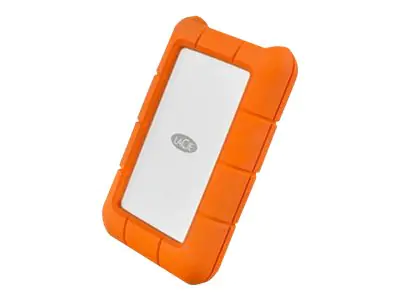 LaCie Rugged Secure STFR2000403 - Festplatte - verschlüsselt - 2 TB - extern (tragbar) - USB 3.1 Gen 1 (USB-C Steckverbinder) - 256-Bit-AES - mit 2-jähriger Wartungsvertrag für Datenwiederherstellung