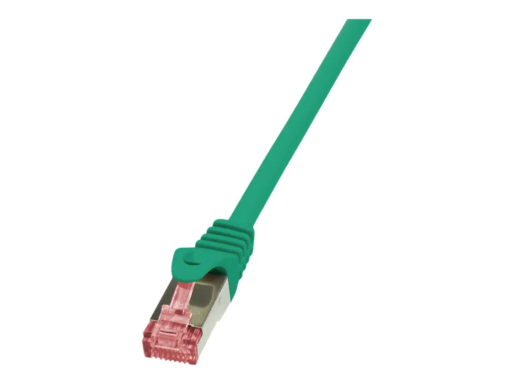 LogiLink PrimeLine - Patch-Kabel - RJ-45 (M) zu RJ-45 (M) - 50 cm - SFTP, PiMF - CAT 6 - halogenfrei - grün