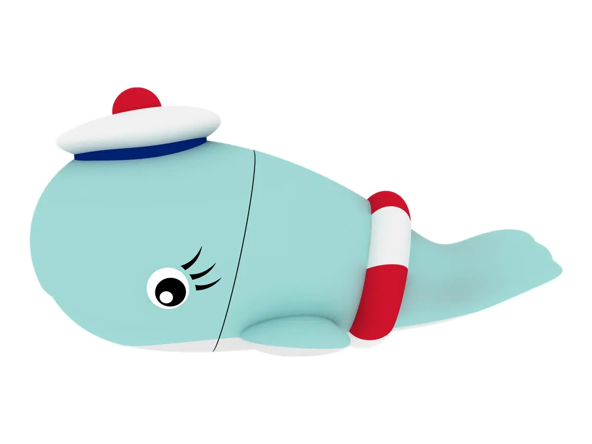 EMTEC Animalitos Marine Range M337 Sailor Whale - USB-Flash-Laufwerk - 16 GB - USB 2.0