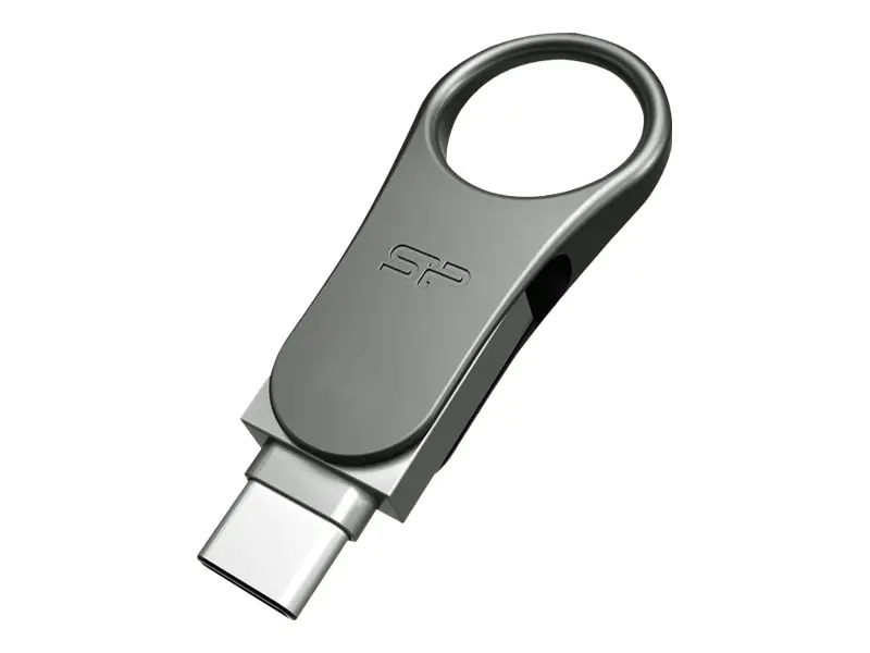 SILICON POWER Mobile C80 - USB-Flash-Laufwerk - 16 GB - USB 3.0/USB Typ C - Titan