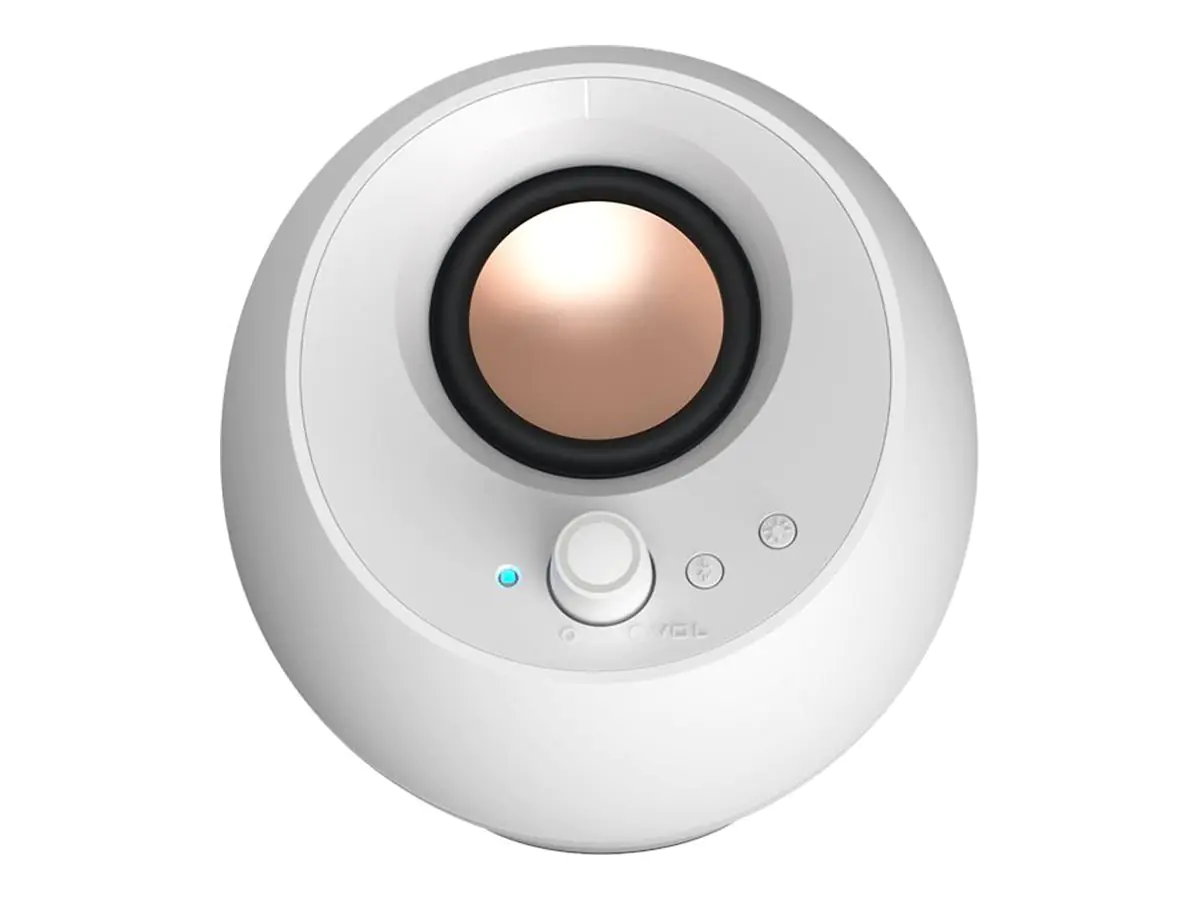 Creative Labs Pebble Pro weiss Klinke USB-A/C Bluetooth Digitalverstärker - Lautsprecher