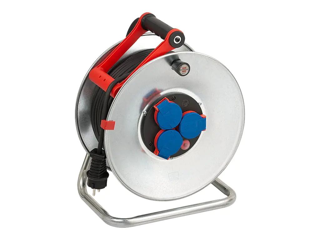Brennenstuhl Garant S IP44 cable reel 50m AT-N05V3V3-F 3G1,5 - Verlängerungsrolle - Ausgangsanschlüsse: 3 - 50 m Schnur - Schwarz