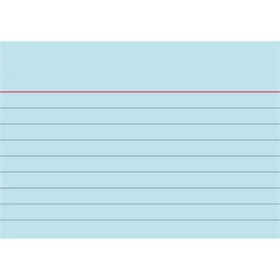 BRUNNEN Karteikarte 102270130 DIN A7 liniert bl 100 St./Pack.