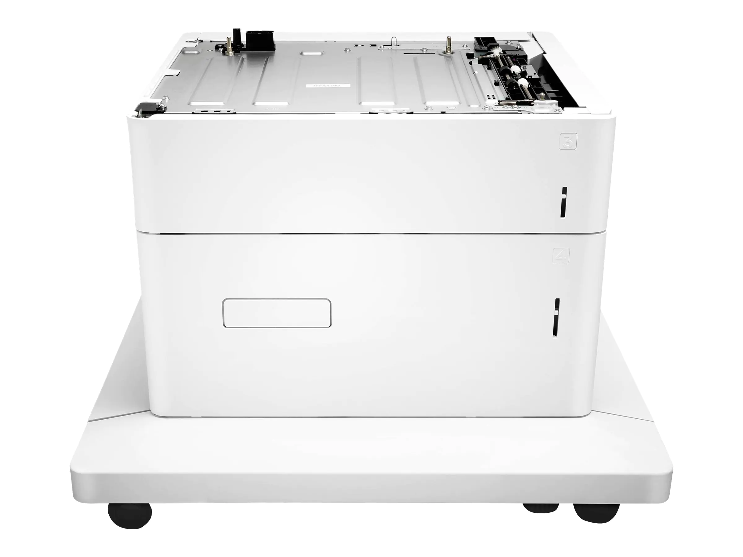 HP Papiereinzug und Ständer - Druckerbasis mit Medienzuführung - 2550 Blätter in 2 Schubladen (Trays) - für Color LaserJet Managed E65150, E65160; Color LaserJet Managed Flow MFP E67660
