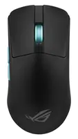 ASUS ROG Harpe Ace - Aim Lab Edition - Maus - rechts- und linkshändig - optisch - 5 Tasten - kabellos, kabelgebunden - 2.4 GHz, USB 2.0, Bluetooth 5.1 - USB ROG Omni Funkempfänger - Schwarz