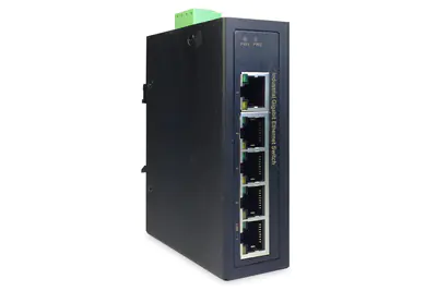 DIGITUS DN-651107 - Switch - industrial, gigabit - unmanaged - 5 x 10/100/1000 - an DIN-Schiene montierbar