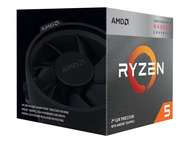 AMD Ryzen 5 3400G - 3.7 GHz - 4 Kerne - 8 Threads