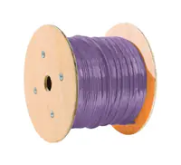Dexlan - Bulkkabel - 500 m - 7.5 mm - U/FTP - CAT 6a - halogenfrei, robust - lila, RAL 4005