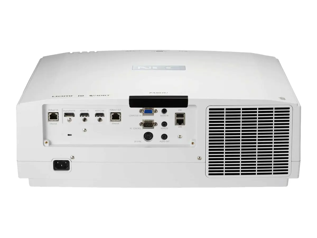 NEC PA803U - 3-LCD-Projektor - 3D - 8000 ANSI-Lumen - WUXGA (1920 x 1200) - 16:10 - 1080p - ohne Objektiv - LAN - mit NP13ZL lens