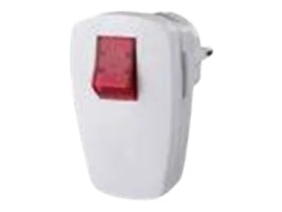 Bachmann - Netzanschluss - 2-polig (S) rechtwinklig - 250 V - 16 A - weiß