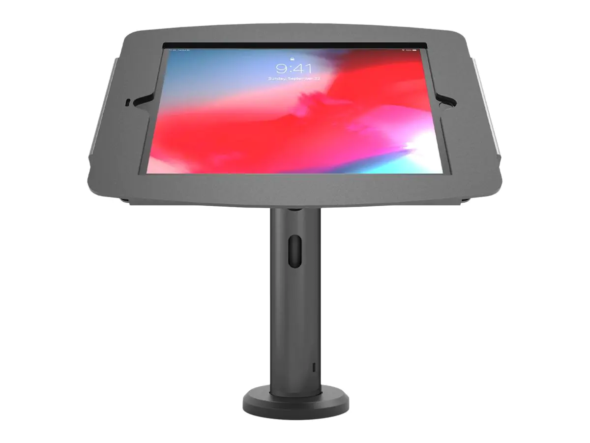 Compulocks iPad Pro 11" (1-4th Gen) Space Enclosure Tilting Stand 4" - Aufstellung - für Tablett - verriegelbar - hochwertiges Aluminium - Schwarz - Schreibtisch, Oberflächenmontage - für Apple 11-inch iPad Pro (1. Generation, 2. Generation, 3. Generation