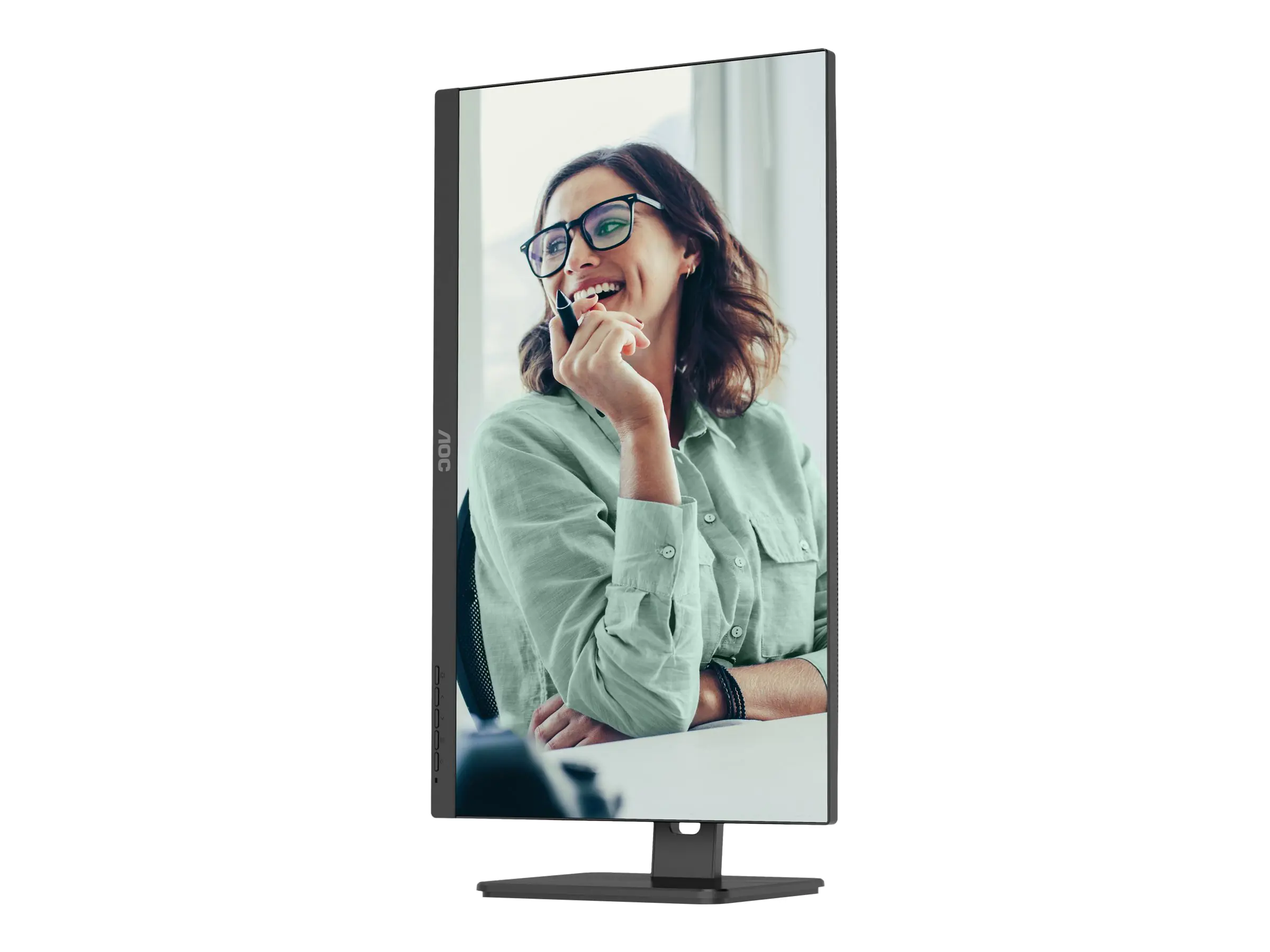 AOC Pro-line 24P3CV - P3 Series - LED-Monitor - 61 cm (24") (23.8" sichtbar) - 1920 x 1080 Full HD (1080p) @ 75 Hz - IPS - 300 cd/m² - 1000:1 - 4 ms - HDMI, DisplayPort, USB-C - Lautsprecher - Schwarz - B2B