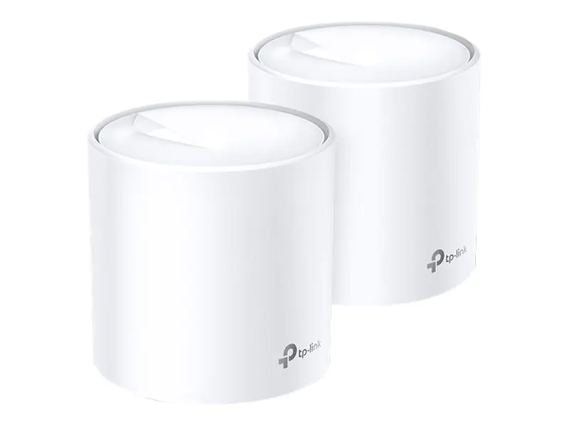 TP-Link Deco X60 - WLAN-System - (2 Router) - Netz 1GbE - Wi-Fi 6 - Dual-Band