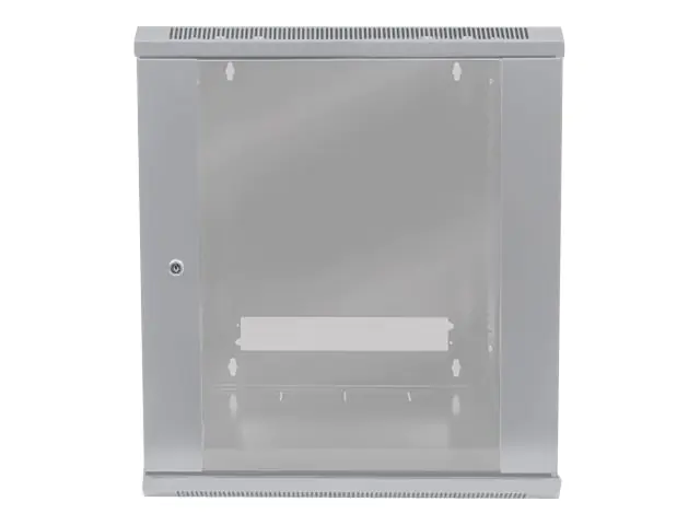 Intellinet Network Cabinet, Wall Mount (Standard), 15U, Usable Depth 510mm/Width 510mm, Grey, Flatpack, Max 60kg, Metal & Glass Door, Back Panel, Removeable Sides, Suitable also for use on desk or floor, 19",Parts for wall install (eg screws/rawl plugs) n
