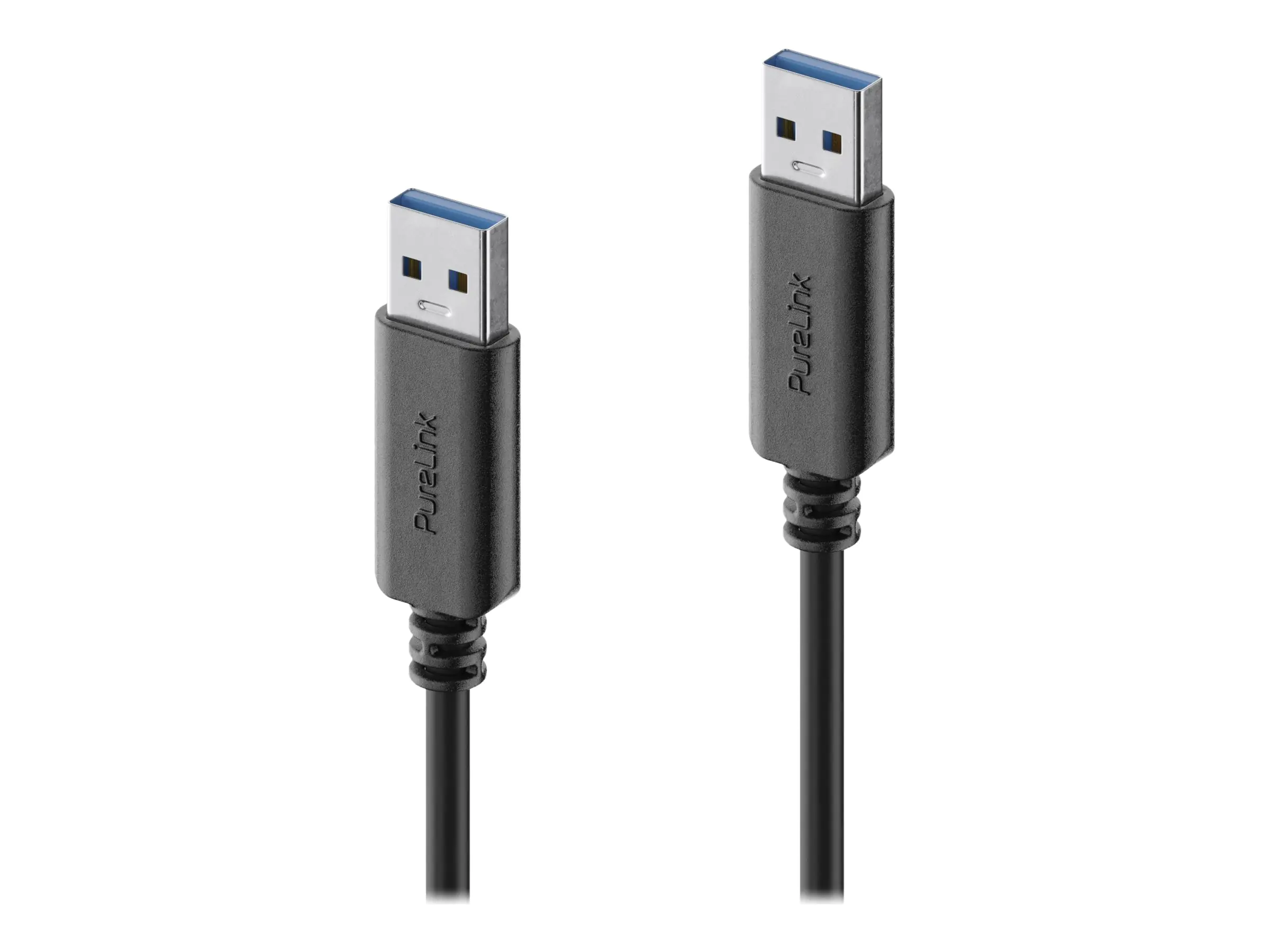 PureLink iSeries Premium - USB-Kabel - USB Typ A (M) zu USB Typ A (M) - USB 3.1 Gen 1 - 2 m - USB Power Delivery (3A, 15W) - Schwarz