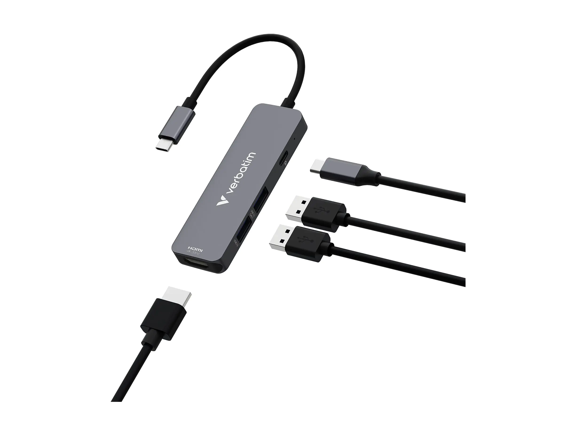 Verbatim HUB USB-C MULTIPORT 4PORT