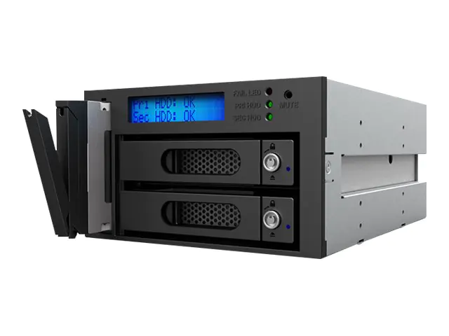 RAIDON InTANK iR2623-S3 - Festplatten-Array - 2 Schächte (SATA-600) - SATA 6Gb/s (extern)