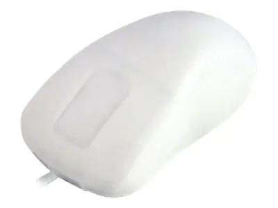 Active Key Medical medium - Maus - Krankenhaus - waschbar - rechts- und linkshändig - Laser - 2 Tasten - kabelgebunden - USB - weiß