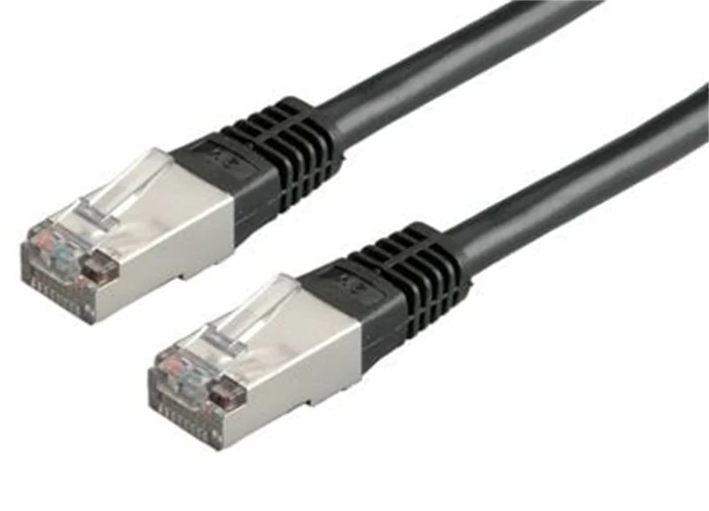 Roline - Patch-Kabel - RJ-45 (M) zu RJ-45 (M) - 0.5 m - SFTP - CAT 6 - Schwarz
