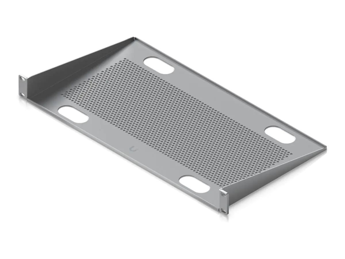 Ubiquiti UniFi - Rack-Ausziehregal für Schaltschrank - fest - 1U - 48.3 cm (19") UACC-RACK-SHELF-CLV