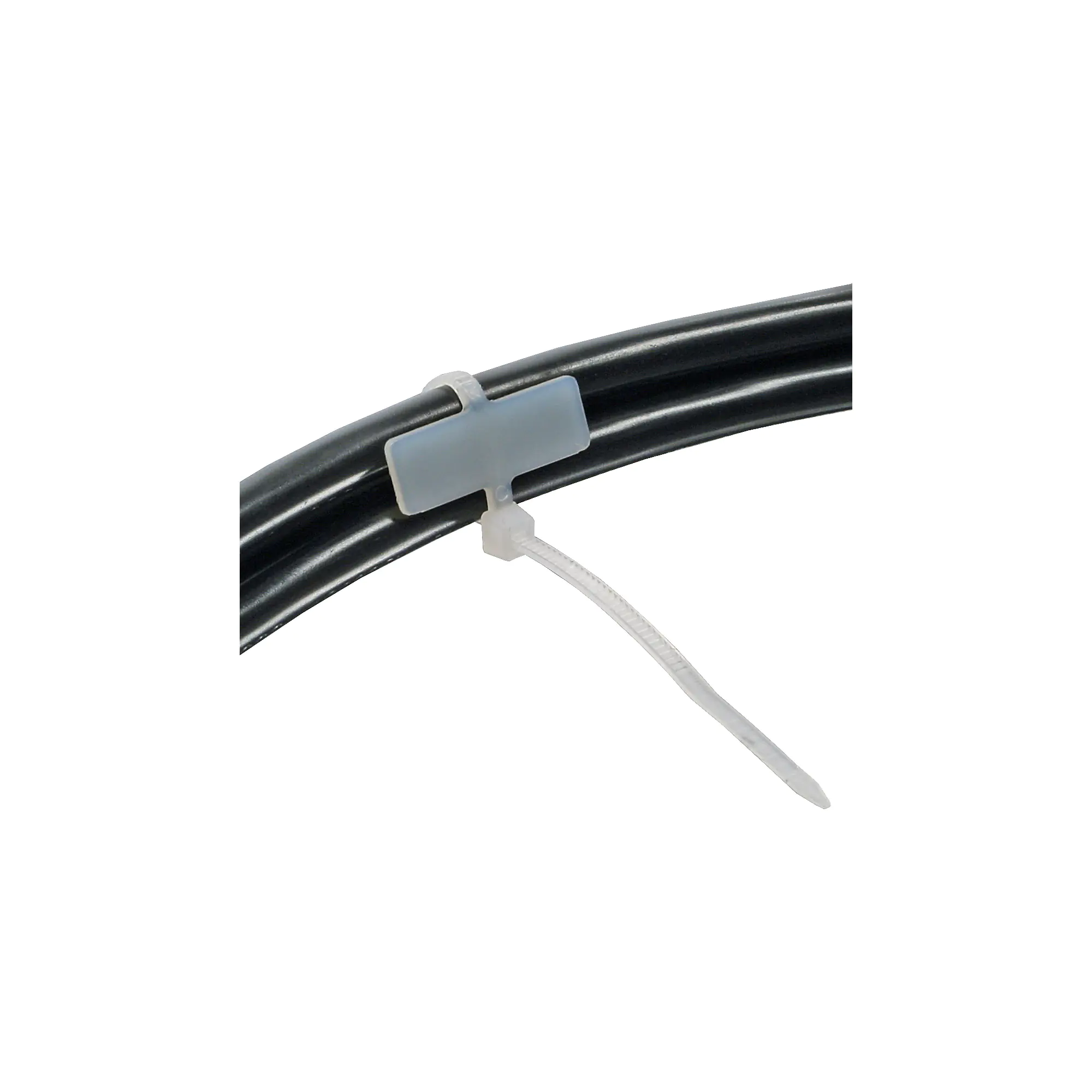 InLine 100er Pack Kabelbin. - Länge 100mm - Breite 2,5mm - Markierfeld quer 8x24mm