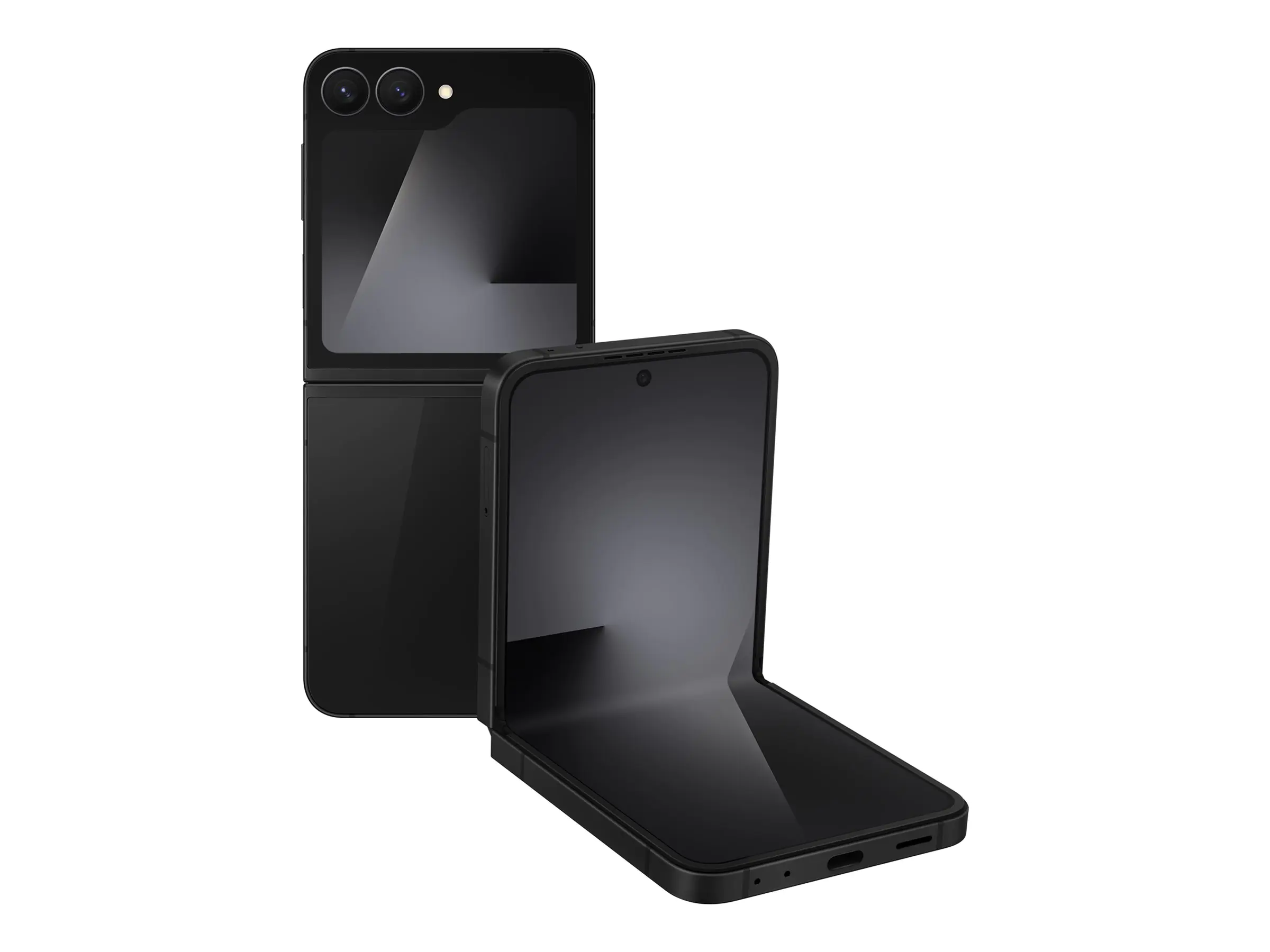 Samsung Galaxy Z Flip7 FE - 5G Smartphone - Dual-SIM - RAM 8 GB / Interner Speicher 128 GB - OLED-Display - 6.7" - 2640 x 1080 Pixel (120 Hz) - 2 x Rückkamera 50 MP, 12 MP - front camera 10 MP - Schwarz
