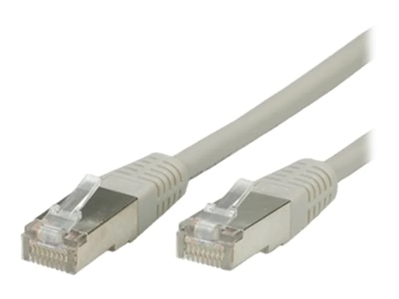 VALUE - Patch-Kabel - RJ-45 (M) zu RJ-45 (M) - 5 m - SFTP, PiMF - CAT 6e - geformt, verseilt - Grau