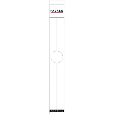Falken Ordnerrückenschild 11287075 50mm weiß 10 St./Pack.