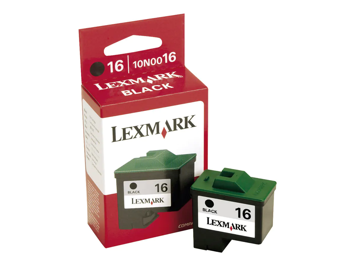 Lexmark Tinte 10N0016E 16 schwarz 335 Seiten 1 Stück