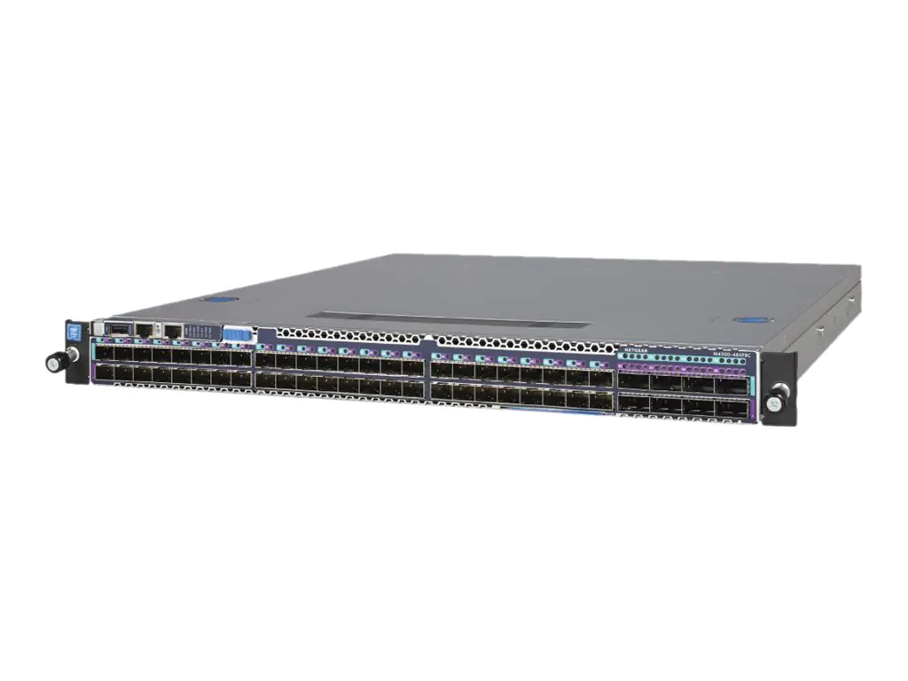 Netgear M4500-48XF8C - Switch - L3 - managed - 48 x 10 Gigabit SFP28 + 8 x 100 Gigabit QSFP28 - Luftstrom von vorne nach hinten - an Rack montierbar - Wechselstrom 110/240 V