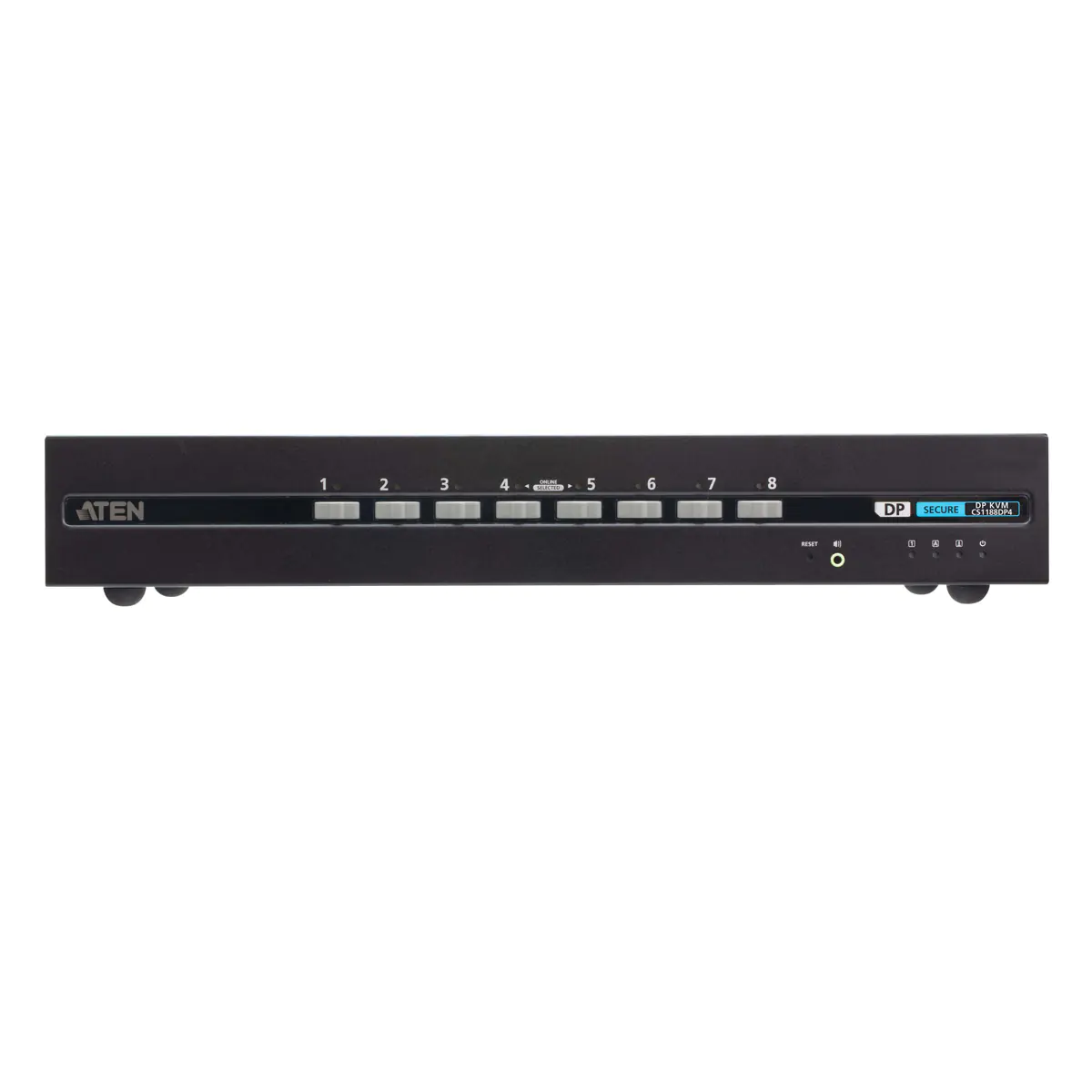 ATEN CS1188DP4, 3840 x 2160 Pixel, 4K Ultra HD, Rack-Einbau, 13,2 W, Schwarz