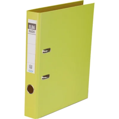 ELBA Ordner rado plast, smal Geel, A4, Gelb, 5 cm, 50 x 290 x 318 mm 100022620