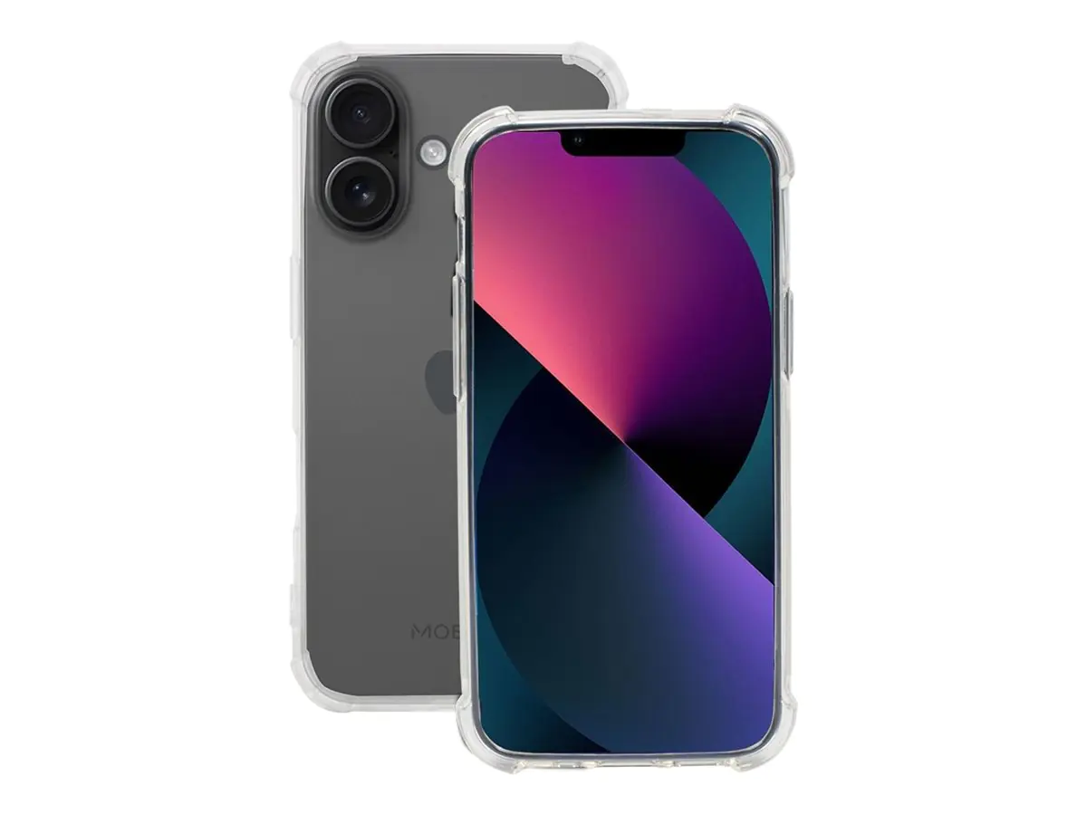 Mobilis R Series for iPhone 16 - Transparent - Soft bag