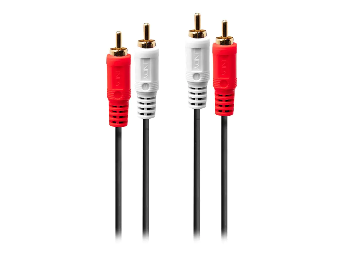 Lindy Premium - Audiokabel - RCA x 2 (M) bis RCA x 2 (M) - 20 m