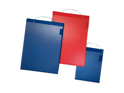 Eichner L-förmiger Ordner - für A4 (210 x 297 mm) - Blau (Packung mit 10) 9015-00285