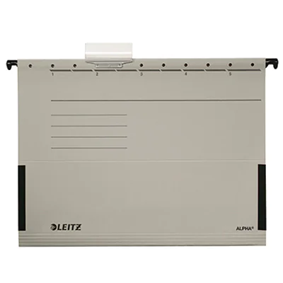 Leitz Hängetasche ALPHA® DIN A4 275g/m² Pendareckarton, recycelt grau 25 St./Pack.