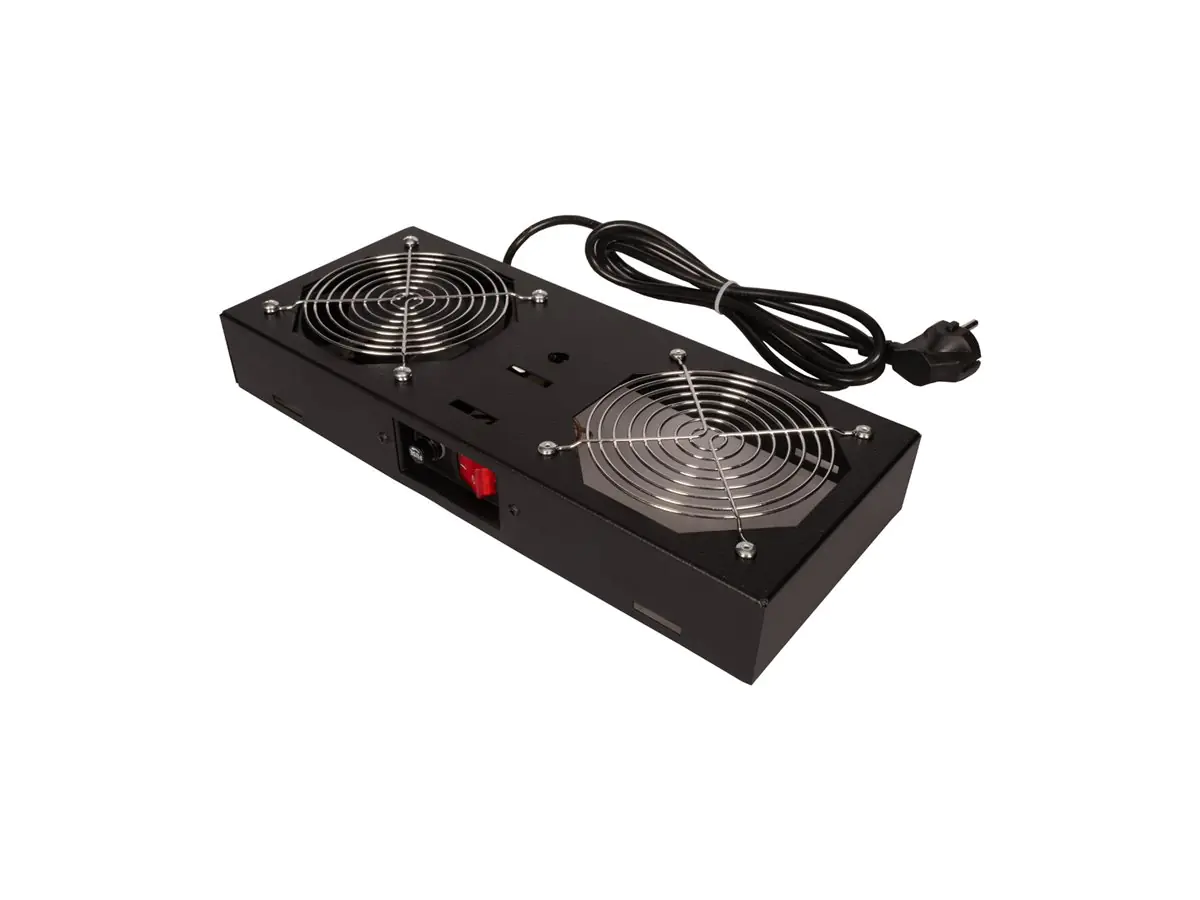 ROLINE Lüftungseinheit - Ventilator - Jet Black, RAL 9005 - 48.3 cm (19") 26.21.0297