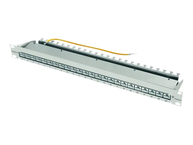 Telegärtner Karl Gärtner Telegärtner MPP24-HS K - Patch Panel - CAT 6a - STP - RJ-45 X 24 - Hellgrau