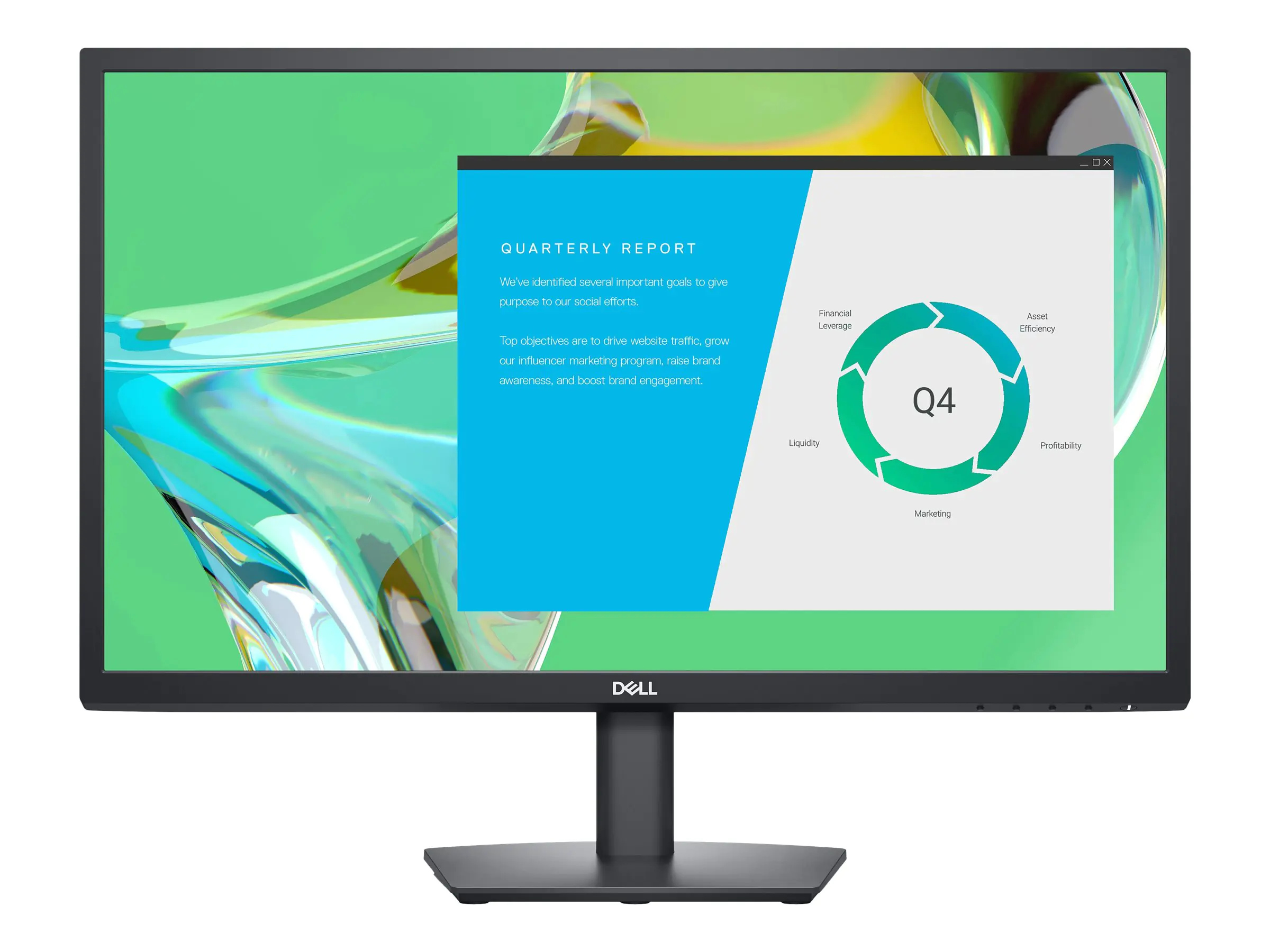 Dell LED-Monitor - 61 cm (24") - 250 cd/m² - 5 ms 1000:1 - IPS - DELL-E2422HN