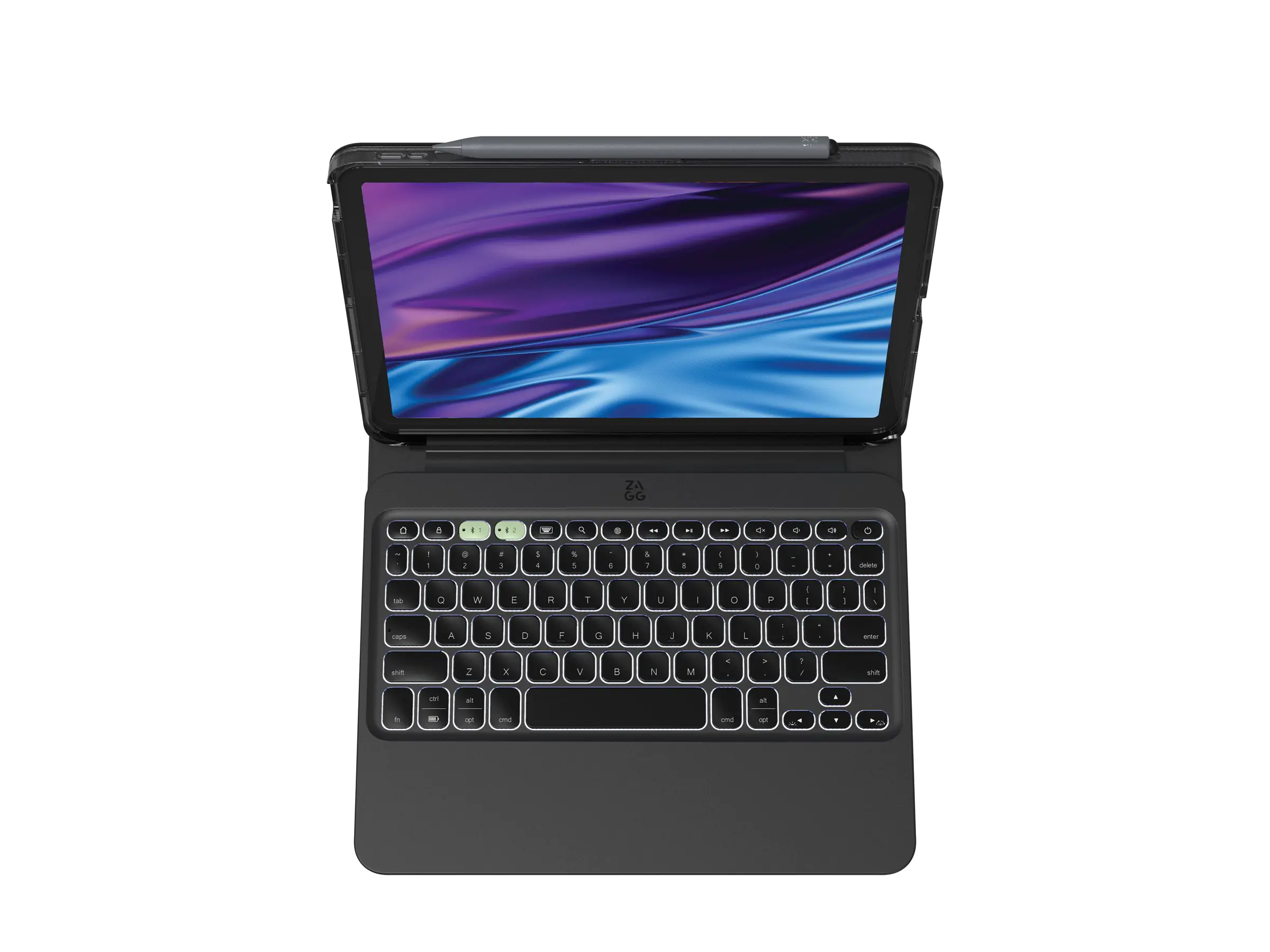 ZAGG Pro Keys 2 - Tastatur und Foliohülle (Smart Folio-Abdeckung)
