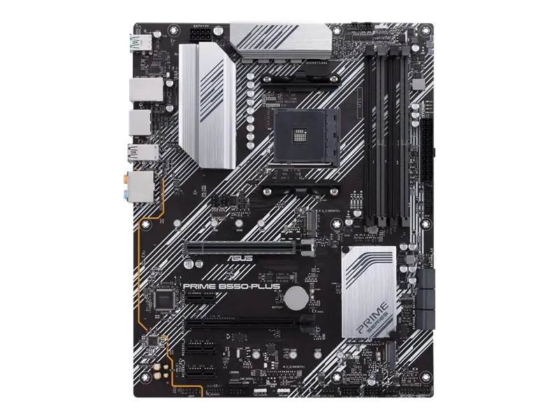 ASUS PRIME B550-PLUS - Motherboard - ATX - Socket AM4 - AMD B550 Chipsatz - USB-C Gen2, USB 3.2 Gen 1, USB 3.2 Gen 2 - Gigabit LAN - Onboard-Grafik (CPU erforderlich) - HD Audio (8-Kanal)