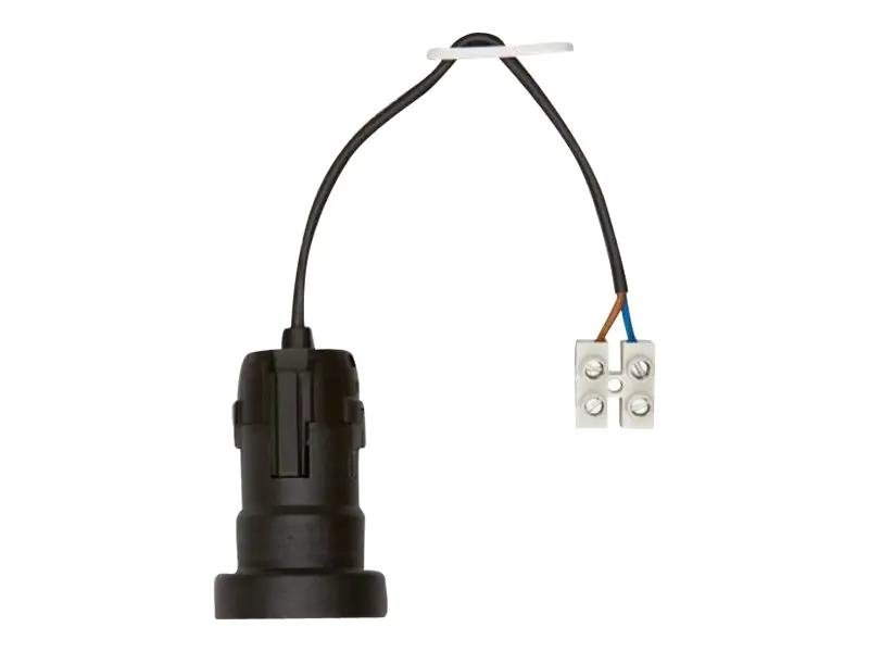 Bachmann - Glühbirnenfassung - E27 - Schwarz